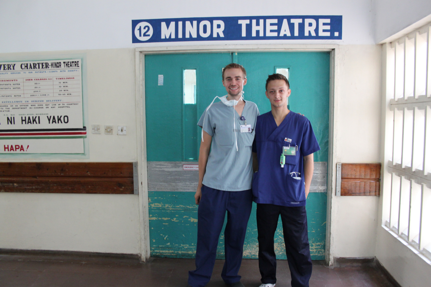A Typical Week for a Medical Student on an Elective at Coast Provincial General Hospital